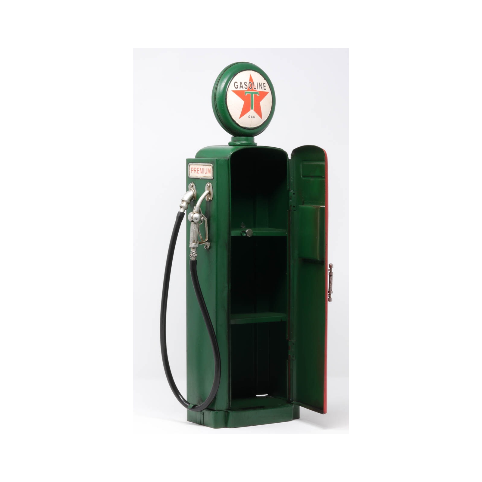 Pompe à essence vert/rouge - JP2B Décoration